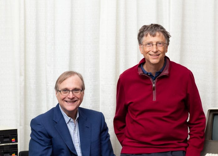 Microsoft 2 paul allen and bill gates