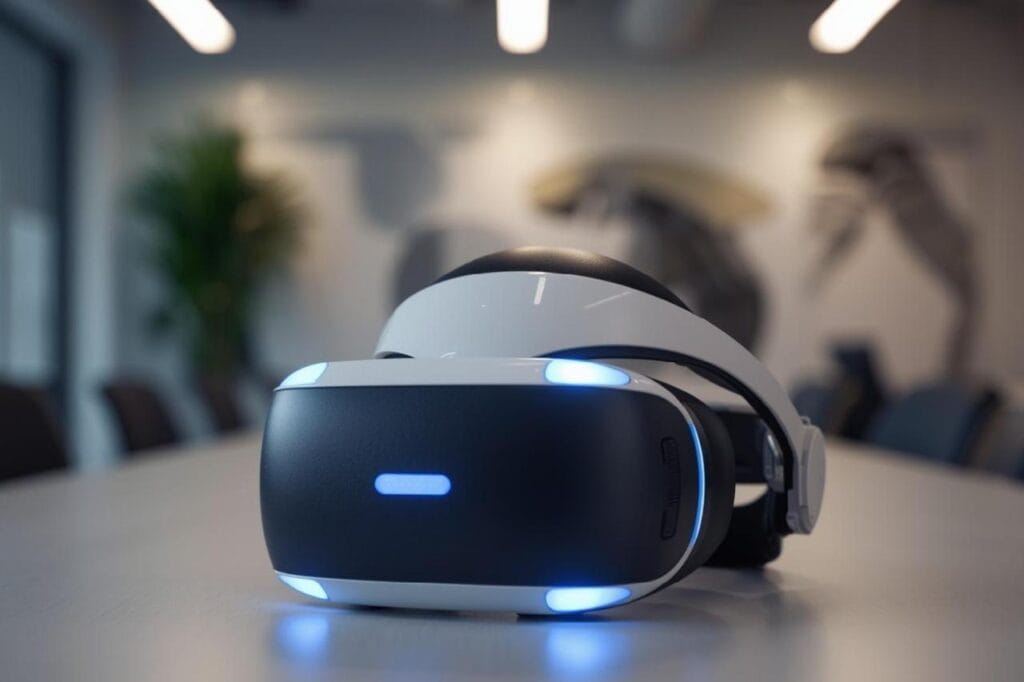 Virtual reality head mouth display