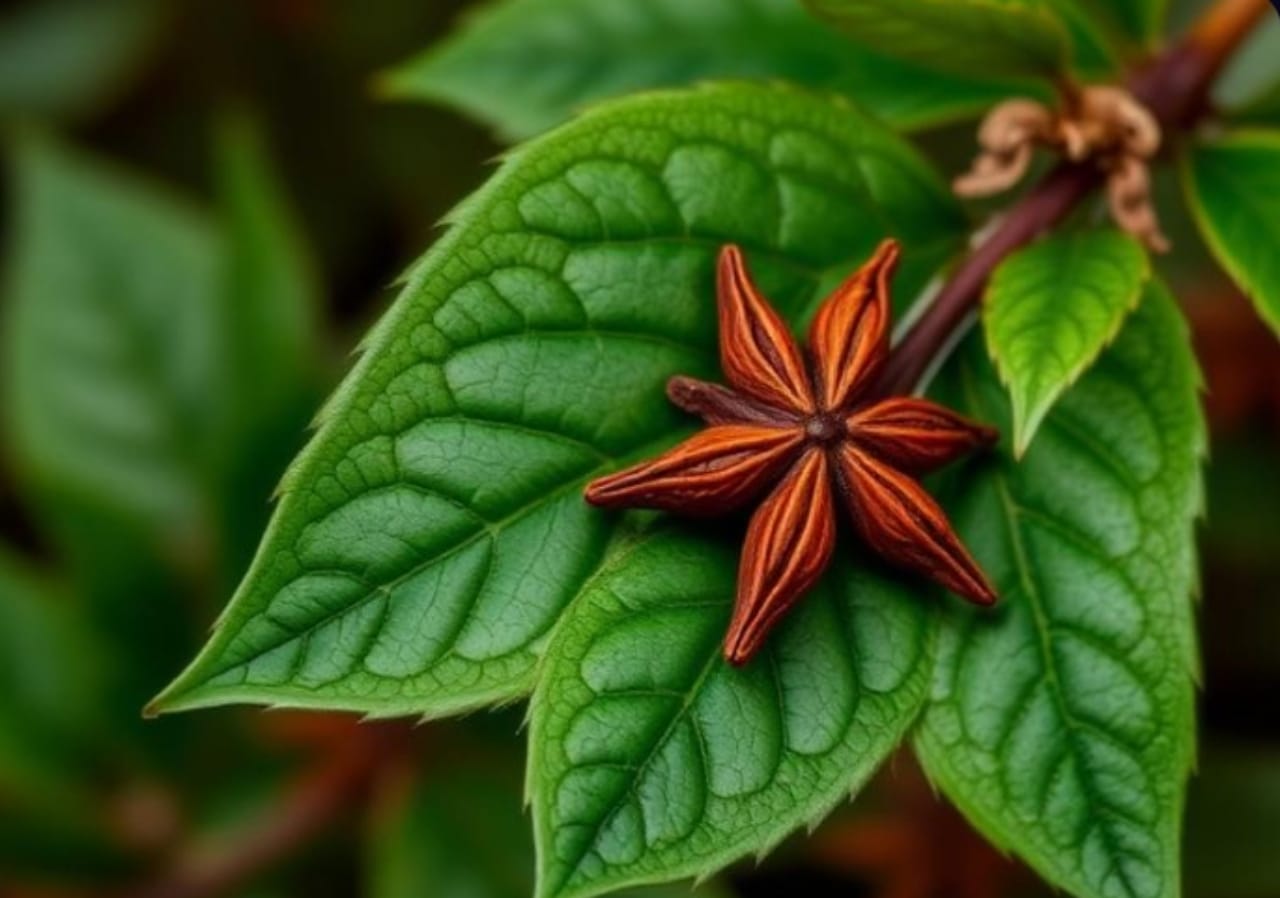Star Anise 1 star anise leaf