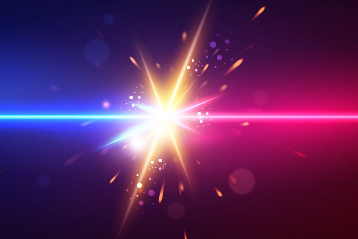 Laser 1 Hasken laser